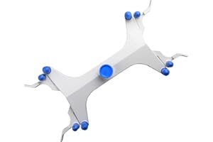 stonylab Doppio Morsetto per Buretta in Alluminio, Regolabile Morsetti per Buretta a Forma di Farfalla Accessorio da Laboratorio, Aluminum Double Burette Clamp per Laboratorio