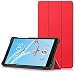 Produktbild Lenovo Tab 7 Hülle - Ultra Dünn und Leicht PU Leder Schutzhülle mit Standfunktion für Lenovo Tab 7, 7 Zoll TB-7504F / TB-7504N / TB-7504X Tablet, Rot (Nicht für Lenovo Tab 7 Essential)