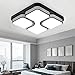 Produktbild MYHOO 48W LED Deckenleuchte Modern Deckenlampe Flur Wohnzimmer Lampe Schlafzimmer Küche Energie Sparen Licht Wandleuchte Kaltweiß(6000-6500K)
