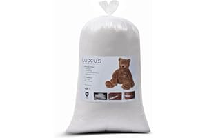 LUXUS WOHNKULTUR Luxus Füllwatte 4kg - Waschbar & Allergikerfreundlich - Bastelwatte, Kissenfüllung & Füllmaterial für Kissen, Watte für Wolkendecke & DIY Projekte, 95°C Waschbar, Oeko-Tex Zertifiziert