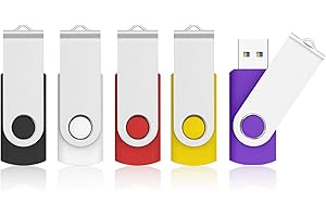 KOOTION 5 Pezzi Pendrive 32GB 3.0 Chiave USB Chiavetta USB 32 Giga 3.0 Flash Drive Pack Pen USB Stick Chiavette USB 32G Penna USB Flash Memoria, 5 Pack da Pennetta USB (Multicolore)