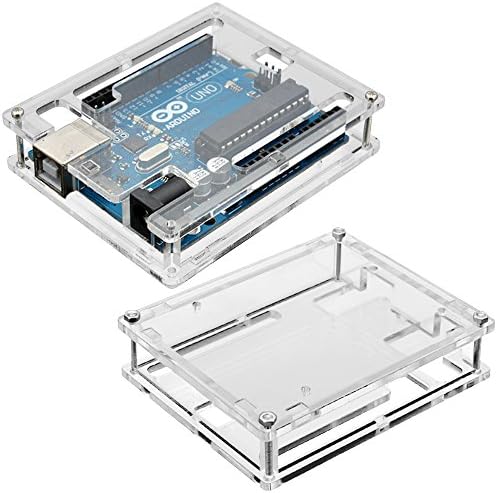 Washati&reg; clear acrylic case for Arduino Uno R3