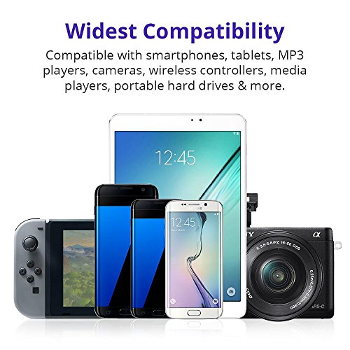 C  ble Micro USB  1m 3ft  Lot de 3   Tronsmart Chargeur en Nylon Tress   Cable Micro USB Chargeur pour Samsung Galaxy  Sony  HTC  Nexus  LG  Huawei  K