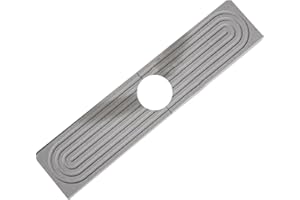 SPORTARC Bandeja de secado de diatomita, tapete absorbente para grifo, tapete de secado para grifo, 45 x 10 cm, se puede utilizar como soporte de esponja para jabonera (gris)