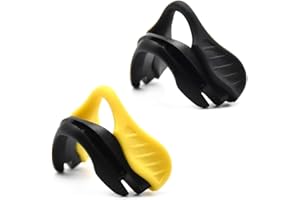 HKUCO Verstärken Schwarz/Gelb Ersatz-Silikon-Nasenpads für Oakley EV/Zero OO9308 Ohrensocken 2 pics