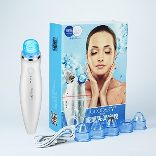 Porens Cleanser, Goodsky Adjustable 4 Nozzle Extraktionswerkzeug Gesichtspflege Anzugs Schönheit Mitesser Entferner - 7