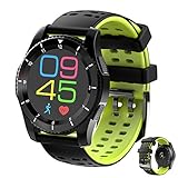 GS8 3,3 cm Bluetooth Smart Watch Sport Armbanduhr mit GPS Herzfrequenz Monitor Schrittzähler Unterstützung SIM-Karte für iOS Android Handy