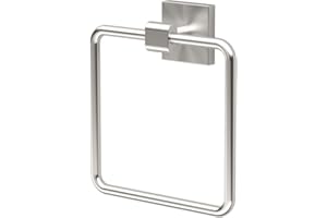 Gatco 4072 Elevate Towel Ring, Satin Nickel