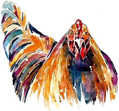 Hen Pomp - Print Watercolour A3 (30*40cm/16*12 Inches)