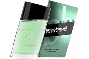 ‎BRUNO BANANI bruno banani Made for Men – Eau de Toilette Natural Spray – Aromatisch-fruchtiges Herren Parfüm – 1er Pack (1 x 50ml)