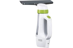 DCG Eltronic DR2810, WeGeek-Pulisci Vetri 3 in 1 Ricaricabile Aspira Liquidi Briciole Tergivetro Wet&Dry, Bianco