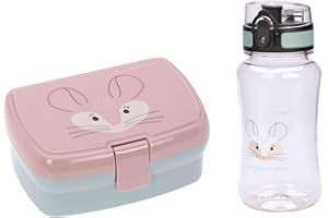 Lässig Juego de almuerzo Recipientes Fiambrera + Botella para beber (460 ml)/About Friends Chinchilla