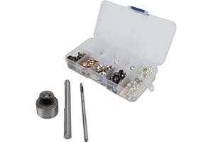 01 02 015 Oeillets de Chaussures Crochets de Dentelle Bricolage pour la Fabrication de Portefeuilles de Bottes de randonnée pour 8 mm