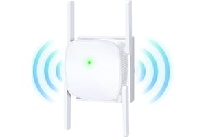 ZOEYZOEY WiFi Repeater 1200Mbit/s WLAN Verstärker Dualband 2,4GHz+5GHz WiFi Booster mit Repeater/Router/Access Point Modus,4 Antenne,Einfache Einrichtung,WiFi Extender Booster Mit LAN/WAN Port