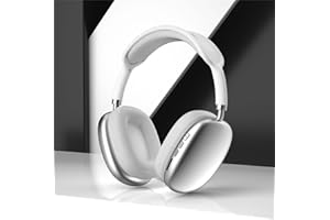 LILITOK FP9 Pro Max Bezprzewodowe słuchawki nauszne Bluetooth, stereo, do słuchania muzyki, do gier, obsługują karty TF, do laptopa, telefonu, komputera, białe