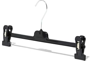 iCleaners 30 Grucce da 36 CM con Pinze Regolabili in Silicone Antiscivolo per Gonne Pantaloni e Sciarpe (30)