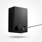 ZEBROC Japanese Retractable Clothesline | 4.2 Meter Wall Mounted Clothes Drying Rope with Stainless Steel Wire | Rotary Lock 