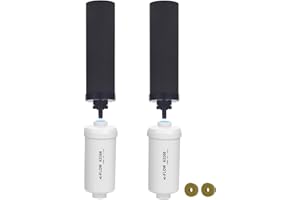 FACHIOO Fluorine Filter, Replacement for Gravity Water Filter System Black Filters & Fluoride Filters