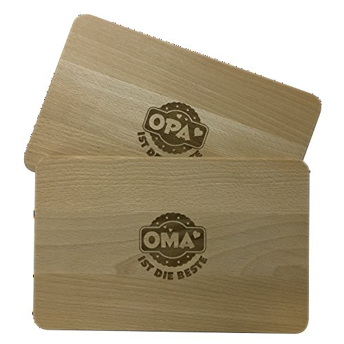 Laser Tattoo Frühstücksbrettchen/Vesperbrett mit Gravur aus Holz - Tolle Geschenkidee für Weihnachten oder Geburtstag (Oma & Opa) Laser Tattoo Frühstücksbrettchen/Vesperbrett mit Gravur aus Holz - Tolle Geschenkidee für Weihnachten oder Geburtstag (Oma & Opa)