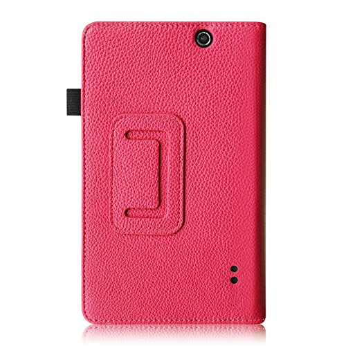 Fintie Odys Connect 7 Pro / Connect 7 Hülle Case – Slim Fit Folio Premium Kunstleder Schutzhülle Cover Tasche mit Ständerfunktion für Odys Connect 7 Pro / Odys Connect 7 17,8 cm (7 Zoll) Tablet-PC, Magenta - 8