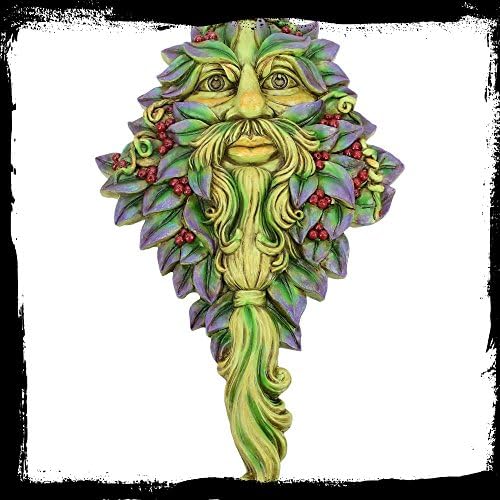 MAN006F Nemesis Now Wall Plaque Tree Spirit: Winters Watch 33.5cm