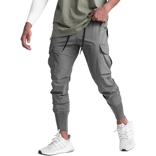 Generisch Pantalon Jogging Homme Doux - Taille Élastique Poches - Confort Quotidien & Sport