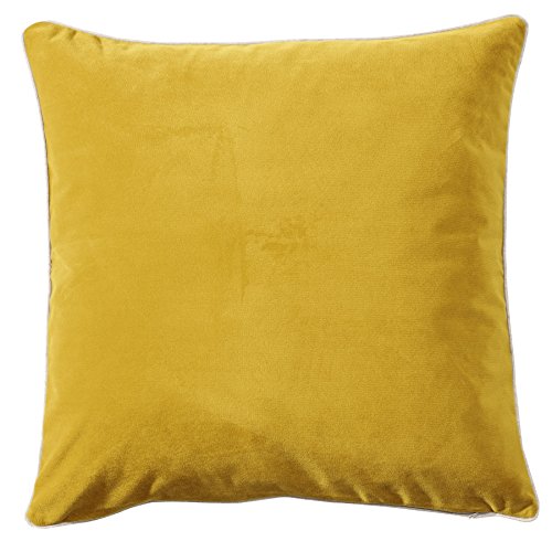 Pichler MELVA_K041/041_SF kuschelig und trendig - Kissenhülle 41 x 41 cm senfgelb