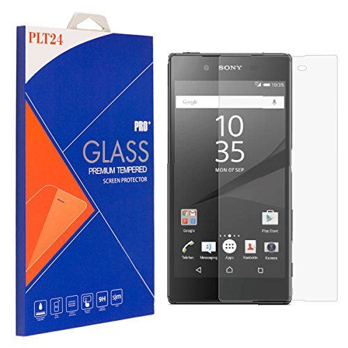plt24 Sony Xperia Z5 Schutzglas Schutzfolie Panzerglas Schutzglas 9H Hartglas Glas folie Displayschutzglas Display Folie für Sony Xperia Z5 - 3