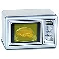 Theo Klein 9492 Miele Microwave Oven I Battery-powered rotating base I Timer with 3 time settings and sound when ready I Dimensions: 25 cm x 16 cm x 17.5 cm I Toy for children aged 3 years and up