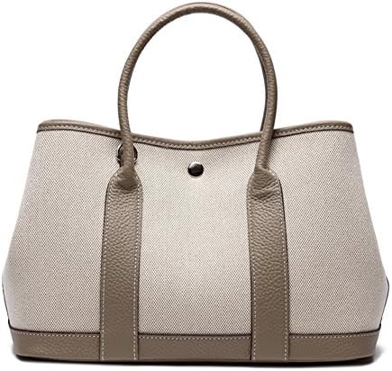 XinMaoYuan Leather Woven Solid Color Portable Shell Package Open Shoulder Messenger Ol Commuter Bag,Gray