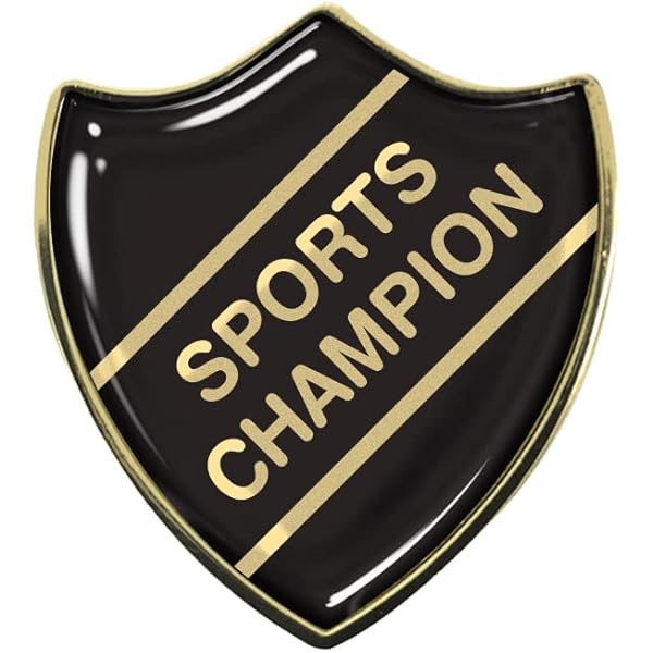 Capricornone10x School Council Gel Domed School Shield Badges