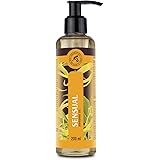 Olio per Massaggi Sensibile 200ml - 100% Puro Oli - Oli Naturali - Cosmetici Naturali - Massaggio con Meravigliosa Fragranza 