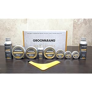 Groomarang Essential Collection Gift Set Beard Comb Moustache Wax 15ml Beard Oil 30ml - Image 9