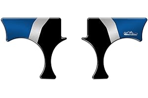 Resin Bike Autocollant Moto Compatibles avec Honda Africa Twin 1100 2022-2023. Protection Plaque de Fourche Contre Les Chocs et Les Éraflures. Autocollant 3D Résinés - Fabriqué en Italie