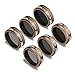 Price comparison product image Neewer 6 Pieces Pro Lens Filter Kit for DJI Mavic Air Drone Quadcopter Includes: ND4, ND8, ND16, ND4/PL, ND8/PL, ND16/PL, Made of Multi Coated Waterproof Aluminum Alloy Frame Optical Glass(Gold)