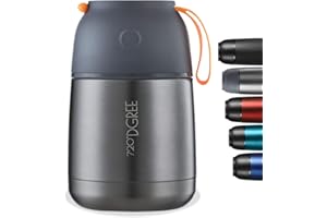 720°DGREE Thermos per Alimenti “wunderJar” – 530ml | Contenitore Termico di Acciaio Inossidabile per Caldo Cibo, Bambini