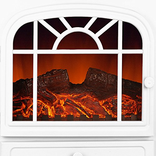 Elektrischer Kamin mit Heizlüfter und Kaminfeuer Effekt 2000W Elektro Elektrischer Kamin Ofen Heizung Heizer Heizlüfter Feuereffekt Heizgerät Heizstrahler - 8