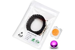 Chanzon 100 pcs 3528 (1210) Pink SMD LED Diode Lights Chips (Surface Mount PLCC 3.5mm x 2.8mm DC 3V 20mA) Super Bright Lighting Bulb Lamps Electronics Components Light Emitting Diodes