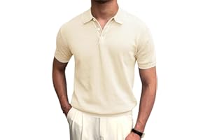Runcati Herren Poloshirt Kurzarm Golf Tennis Polo T-Shirts Atmungsaktiv Outdoor Funktionell Sportshirt Basic Freizeit Casual Tops Sommer