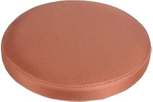 Anawakia Funda protectora redonda para taburetes de bar o comedor, elástica, redonda, universal, para taburetes de bar (marrón, 30 cm)