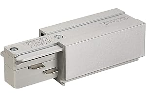 SLV Feed-in for EUTRAC 3-Phase mounting Track/Grey