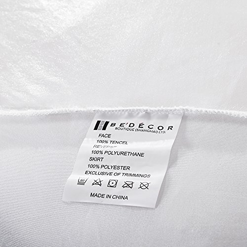 Bedecor® Matratzenschoner Wasserdicht Wasserundurchlässige Matratzenauflage Tencel 90×200 cm Original OEKO-TEX® - 9