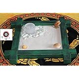 Zen-Garten-Set - Zen Garten - Holz - Teelicht - Räucherstäbchen - Feng Shui - Innerer Frieden - Zen Buddhistische Prinzipien - Yoga-Philosophie - Achtsamkeit