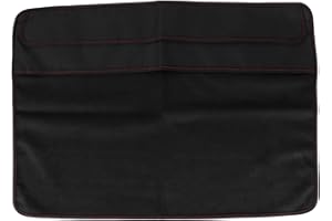 SOLUSTRE Schwarzer Polyester-Computermonitor Staubschutzfolie mit weichem Innenfutter und Tasche für LCD-Bildschirm - 27 Zoll