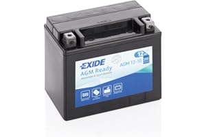 Batterie EXIDE MOTO AGM12-10 12 V 10 AH 150 AMPS EN