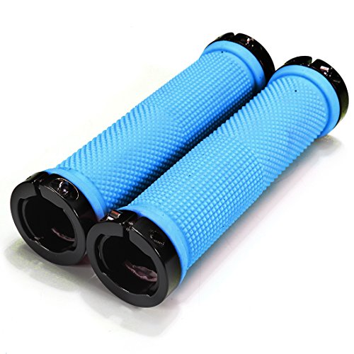 OUTERDO 1 Paar Schraubgriffe Fahrrad Lenker Griffe Grips Trekking Lenkstangen MTB BMX Farben - 2