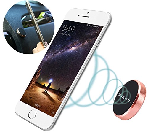 Moutik® Soporte Magnético Universal con Pegatinas Metalicas Iman Móvil Coche para iPhone Xs/X/8/7/6, Samsung Note, Huawei, Xiaomi y Otros Smartphones
