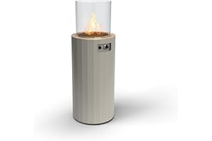 PLANIKA Chimenea de Gas Exterior BINO - Calentador portátil para jardín y terraza