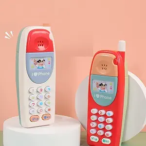 SOL RETAIL 1pcs Musical Phone Toy for Kids Light & Sound Toy for Babies Birthday Gift Toy for Girls and Boys - Multicolour #2
