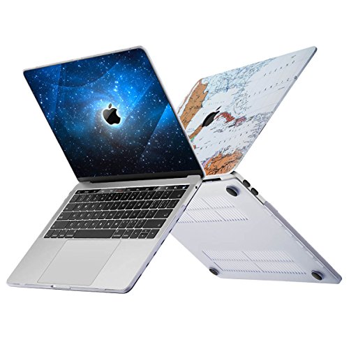 miger MacBook Pro 33  cm Case 2017    2016  Hard Shell Schutzh  lle f  r A1706 A1708 mehrfarbig Weltkarte 13 Inches Model A1706 A1708 